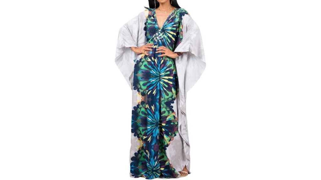 2. Batwing Caftan Dress – Versatile Loungewear and Swim Cover‑Up