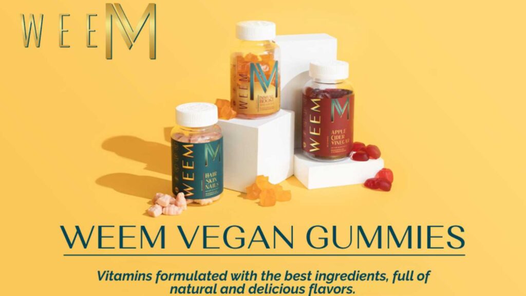 WEEM Hair Skin and Nails Gummies for hair growth
