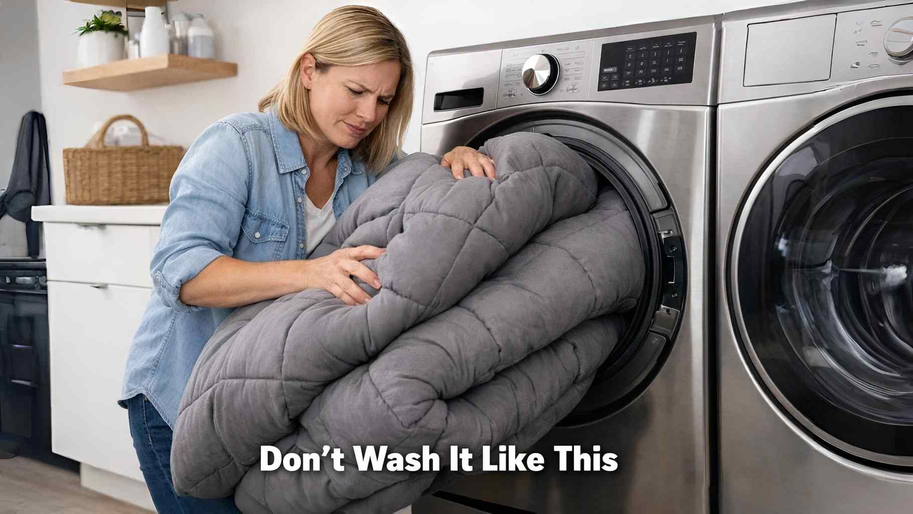 How to Wash a Weighted Blanket
