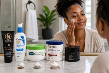 Moisturizers for black skin